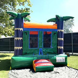 Château gonflable Moonwalk de qualité commerciale, château de saut gonflable, matériaux ignifuges et protecteurs contre les UV, certifié CE pour les enfants - Product Image 4