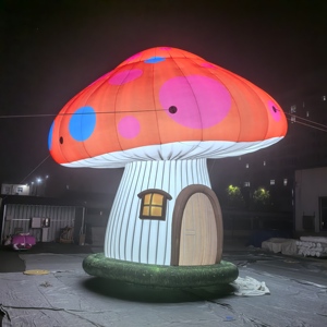 Cabane gonflable géante LED en forme de champignon, décoration sur <span class=keywords><strong>le</strong></span> thème des contes de fées pour soirées, événements et festivals - Product Image 2