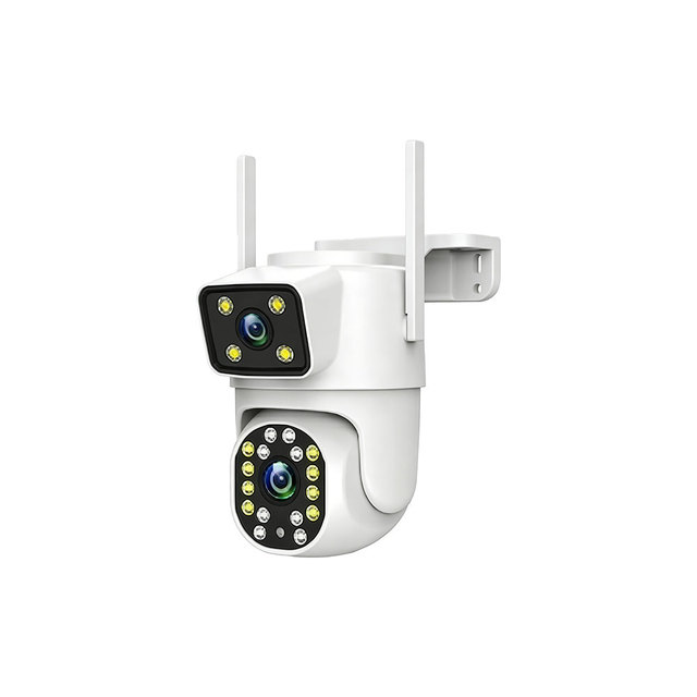 2K Wifi PTZ Camera Dual Lens 3MP HD Outdoor IP Camera Auto Tracking Security Protection CCTV Camera CAM180 App