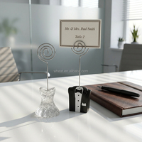 Porte-numéro de table en résine motif blé, design mariés, pour mariage et événements spéciaux