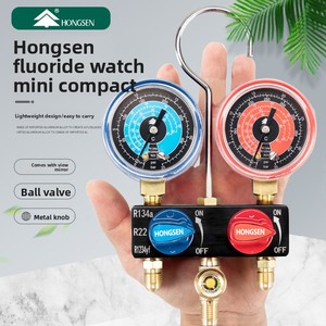 Manomètre de réfrigérant automobile Hongsen <span class=keywords><strong>Mier</strong></span> Type HS-M01, diaphragme ABS, plage de mesure 5,5, R134A/R22/R410A, pression de climatisation 1 - Product Image 3