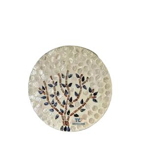 Hot Selling Boho <b>Placemat</b> Mother of Pearl <b>Placemat</b> Round Shape Accessories Kitchen From Thanh Cong Handicraft - Product Image 1