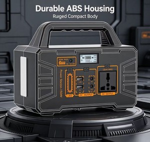 Station d'alimentation solaire portable 150W avec batterie au plomb-acide, alimentation de secours d'urgence pour utilisation solaire en voiture, capacité 108Wh - Product Image 1
