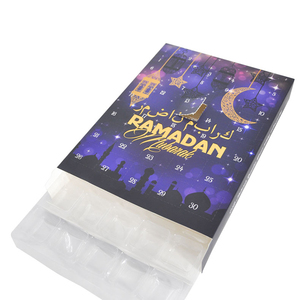 Taille personnalisée matériel sûr 30 jours bonbons gâteau paquet boîte de calendrier de l'avent Ramadan ensemble - Product Image 5