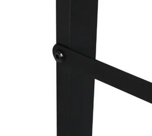 Ensembles et accessoires de cheminée de support de stockage de bois de chauffage en acier d'intérieur et extérieur, emballage par correspondance - Product Image 6