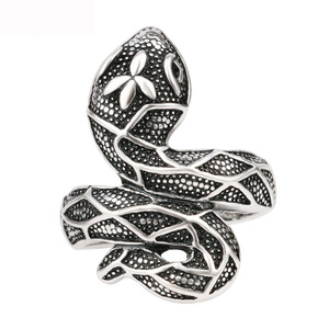 Offre Spéciale <span class=keywords><strong>pas</strong></span> <span class=keywords><strong>cher</strong></span> bijoux en gros Lot mode serpent anneaux pour femmes tibétain <span class=keywords><strong>argent</strong></span> alliage trois rangées strass <span class=keywords><strong>parure</strong></span> - Product Image 1