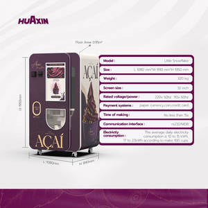 Distributeur automatique de desserts glacés à l'açaï avec écran tactile de paiement et distribution automatique de gobelets - Product Image 6