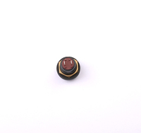 Toowei Type de soudure Miniature Iiluminated noir bouton-poussoir momentané Ip67 rond en plastique 12mm avec Led rouge pour voiture bateau