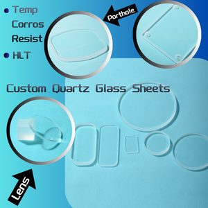 SJ QUARTZ Servicios <span class=keywords><strong>de</strong></span> Corte por Soldadura <span class=keywords><strong>de</strong></span> Arco en Vidrio <span class=keywords><strong>de</strong></span> <span class=keywords><strong>Cuarzo</strong></span> Natural Fundido Personalizado, Aplicaciones Industriales y <span class=keywords><strong>de</strong></span> Laboratorio, Alta Pureza, Plano - Product Image 2