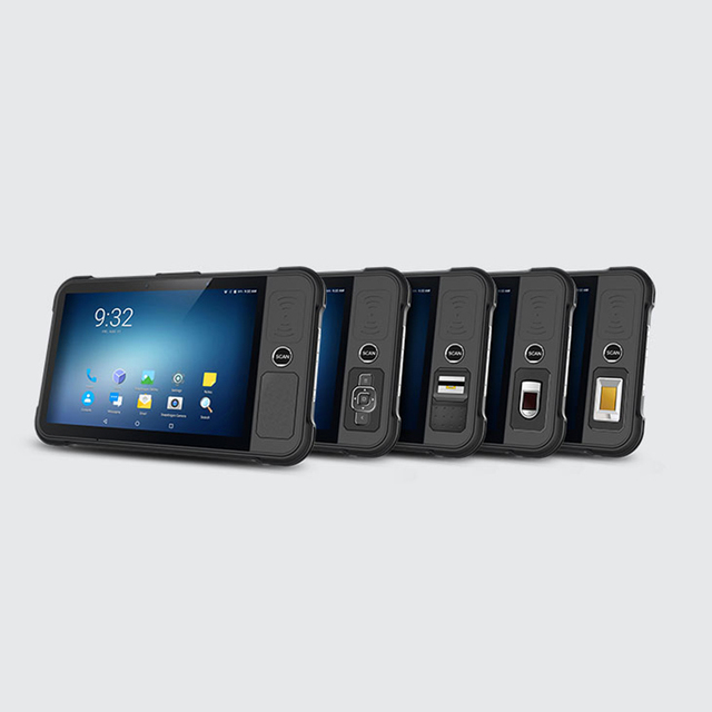 8'' IPS LTPS 1920x1200 13MP Camera Rugged IP65 4G Wireless Android 11.0 Industrial Tablet PC with Fingerprint Scanner
