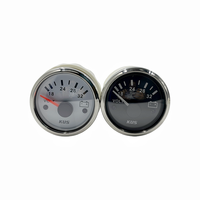 Voltmeter Digital 52mm IP65 Tahan Air DC9-32V Pengukur Tegangan 12V 24V untuk RV Kapal Laut Yacht Truk ATV