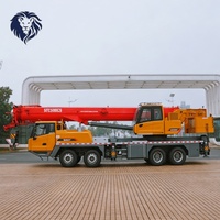 Grue de chantier hydraulique SANY STC500C5 de 50 tonnes à haute efficacité, flèche télescopique de 44 m, moment de levage de 1690 kNm pour la construction