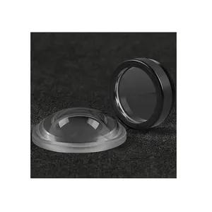 Lente de condensador de vidrio óptico, lente plana convexa asférica para sistema de red de comunicación óptica, 0,8mm ~ 80mm