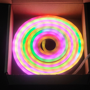 2025 mới thông minh ứng dụng điều khiển DC5V ws2812b Địa Chỉ <span class=keywords><strong>Led</strong></span> rgbic dải đèn - Product Image 1