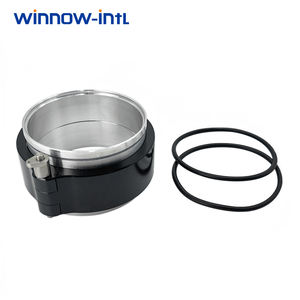 Collier de serrage en aluminium <span class=keywords><strong>V</strong></span>-<span class=keywords><strong>Band</strong></span> de 2,5 pouces à démontage rapide pour tuyau d'intercooler turbo - Product Image 1