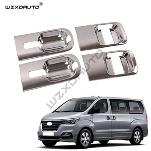 WZXD Cubierta Protectora Cromada para Manijas de Puerta, 6 Piezas, 2019 para Grand Starex H-1 H1 - Product Image 2