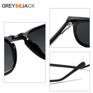 Gafas de Sol Polarizadas Greyjack, Armazón TR90 Negro, Unisex, Protección UV400, Lentes TAC Tipo 3 - Product Image 1