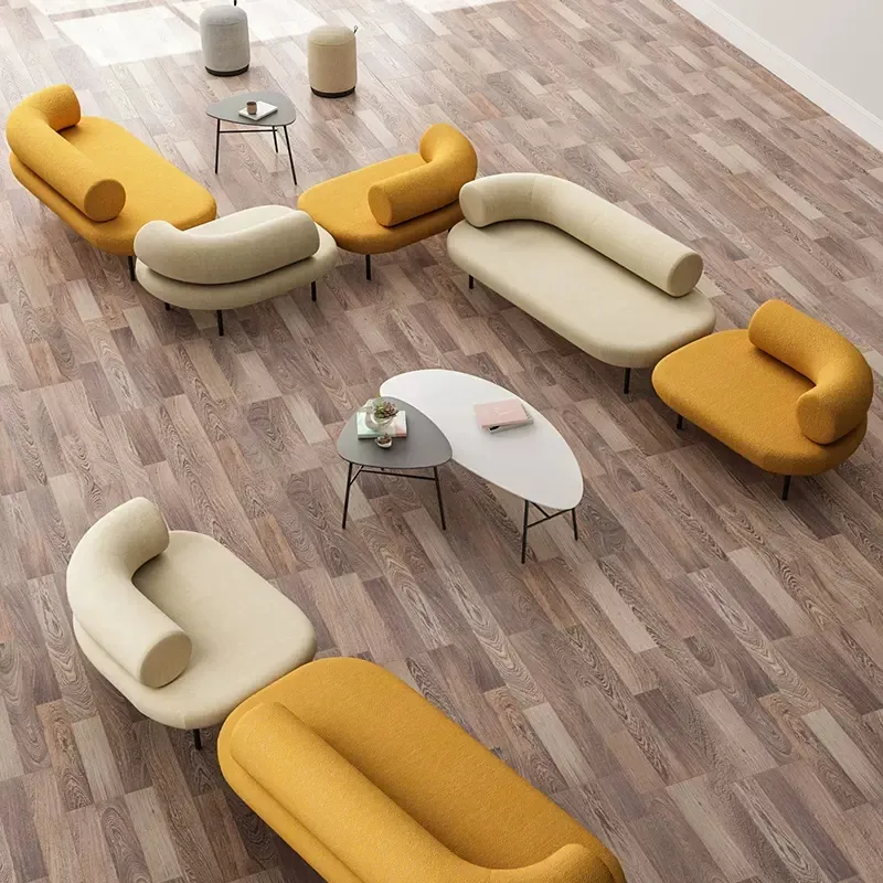 Modern güzellik salonu ofis binası mobilyaları kamu dinlenme misafir alan modüler kanepe