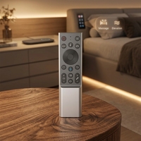 Control Remoto Universal de Aleación de Aluminio RF para TV y Proyector con Código de Aprendizaje, Automatización del Hogar, Alcance de 10m
