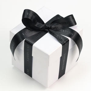 Custom Logo Embossed Multi-Printing Customizable High Quality Polyester Grosgrain Satin <b>Ribbon</b> for Gift Packaging Wholesale - Product Image 6