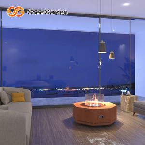 Brasero de Acero Corten para Leña, para Uso en Exteriores y Patios Traseros - Product Image 1