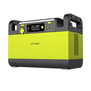 1200wh Lithium Ion Ac Dc Zonne-Energie Generator Eu Mppt Draagbare Krachtcentrale 1500wh