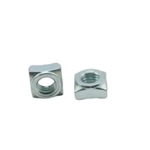 Customised Various Material Zinc Plated Nut Galvanized M8 Square Nut