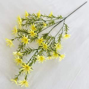 Flor Artificial de Margarita de Ramas Largas, Estilo Montaña Salvaje, Pieza Decorativa, Artículo Antiguo para Decoración del Hogar, Precio de Fábrica Económico - Product Image 4