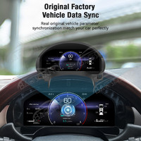 Nuevo Panel de Instrumentos Digital Baoshang 12.3 para Lexus GX 2010-2016, Velocímetro - Reequipamiento/Actualización