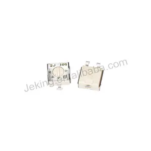 Jeking resistor pemangkas 3314 SMD 500 20% 4MM 500 OHM 100 PPM / C penyesuaian vertikal Adjustment