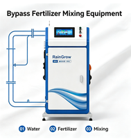 Machine de fertigation intelligente avec contrôle à distance 4G, système de dosage à trois canaux avec EC/pH et débitmètre pour l'agriculture