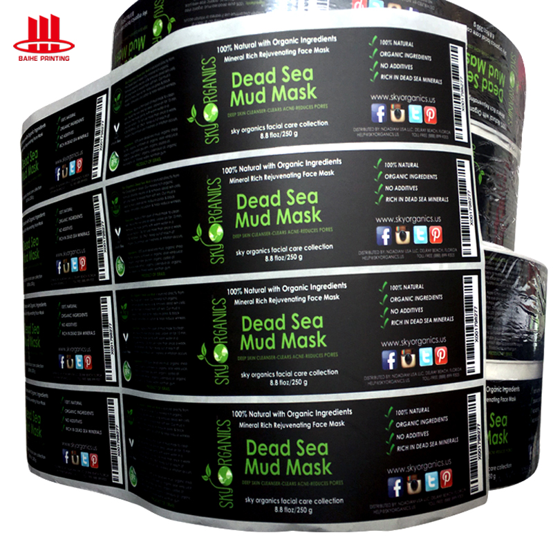 Custom Waterproof PVC Adhesive Label Stickers Roll Matte Finish Packaging Product Bottle Labels OEM Heat Sensitive Wine Labels