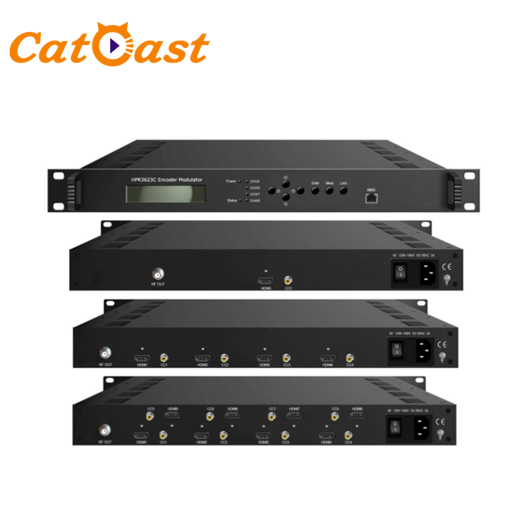 Модулятор видеокодера с низкой задержкой все в одном 1080P MPEG2 HD MI к RF DVB T DVB C ATSC ISDBT DTMB