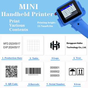 Impresora de inyección de tinta portátil de mano/máquina de impresión de caja de cartón con codificador inteligente/impresora de código de lote de mano con fecha y hora - Product Image 4