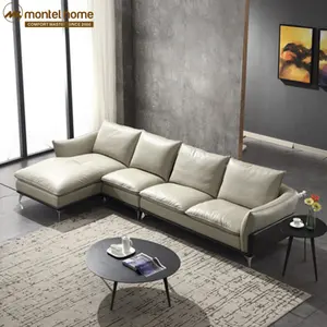 Foshan Furniture Design Living Room Furniture Home Modern Leather Sofa Recliner Functional Sofa Leather Corner Sofa Bed Set