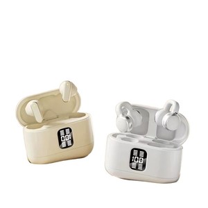 Q16 Earclip Half In-Ear <b>Bluetooth</b> Headphones With Battery Display Long Battery Life Sports Use - Product Image 5