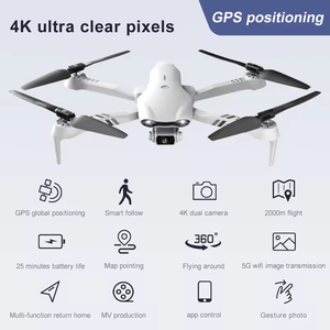 <span class=keywords><strong>Meilleur</strong></span> <span class=keywords><strong>prix</strong></span>, caméra professionnelle longue portée 4K, moteur sans balais de haute <span class=keywords><strong>qualité</strong></span>, <span class=keywords><strong>drone</strong></span> pliable, caméra, quadricoptères avec GPS - Product Image 3