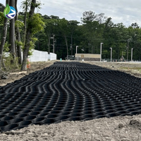 Grille de gravier en géocell HDPE/PP pour allées lisses et durables à prix compétitif, installation facile pour routes en pente raide extérieures 5