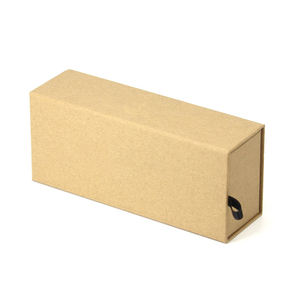 Custom Logo Popular Kraft Paper Glasses Sunglasses Packaging Box with PU Leather Eyeglasses <strong>Case</strong>&amp; Cloth - Product Image 3