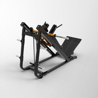 Machine d'exercice professionnelle de force, Multi Hack Squat à charge par plaques, pour l'entraînement de la force des jambes, équipement de gym