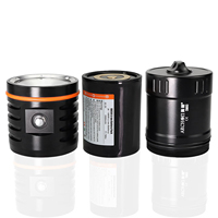 ARCHON DM60 Lampe vidéo de plongée COB LED Lampe de plongée professionnelle 12000 lumens Lampe torche super lumineuse Rechargeable IPX-8 110