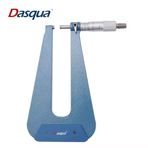 Dasqua 0-25mm Special Deep Throat <b>Micrometer</b> Spherical Tube Sheet 0.006mm High Accuracy 4561-1005 Sheet Metal <b>Micrometer</b> - Product Image 1