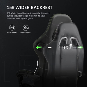 <span class=keywords><strong>Razer</strong></span> <span class=keywords><strong>Ergonomic</strong></span> không trọng lực Gamer đua ghế biểu tượng tùy chỉnh chất lượng cao massage làm mát máy tính có thể điều chỉnh chiều cao chơi game ghế - Product Image 5