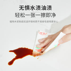 Chiffon de cuisine non tissé pour personne paresseuse, 20x20cm, motif dessin animé, double usage, pour éliminer les taches d'huile - Product Image 1