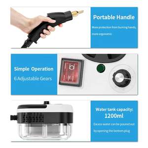 Máquina de Limpieza a Vapor Multiusos para el Hogar, Automóvil, Alfombras, Pisos, Ventanas, Máquina de Limpieza a Vapor de Mano de Alta Presión - Product Image 5