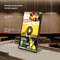 Pantalla Táctil LCD Digital de 13.3 y 15.6 Pulgadas para Interiores, Señalización Digital Android para Publicidad en Tiendas de Té con Leche, Restaurantes