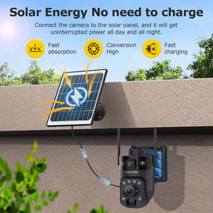 Caméra de sécurité solaire HD 20X Zoom double objectif 6MP Caméra de sécurité solaire sans fil IP CCTV Caméra solaire extérieure Ptz Caméra réseau solaire IP 4G - Product Image 5