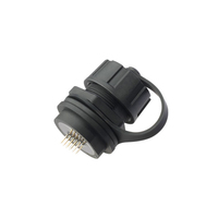 Lshitech 8P8C RJ45 Connecteur femelle à angle droit en cuivre plaqué or IP68 étanche pour communication de données industrielle haute vitesse Ethernet