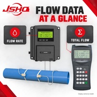 Débitmètre ultrasonique portable JSHQ pour eau, huile et liquides, DN15 DN6000, à fixation par pince, RS485, 4-20mA, M-BUS, relais, IP68