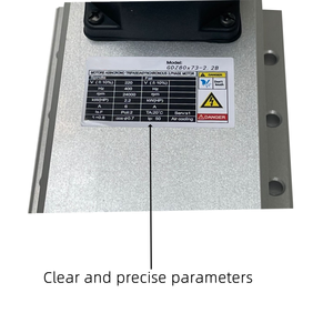 Er20 24000rpm mặt bích vuông 2.2KW-er20 CNC khoan động cơ trục chính mới & được sử dụng với khớp mũi - Product Image 5